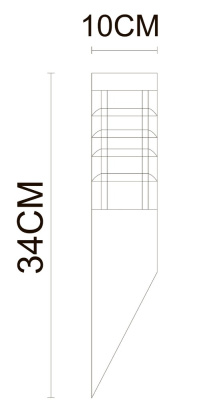 Уличный настенный светильник Arte Lamp PALETTO