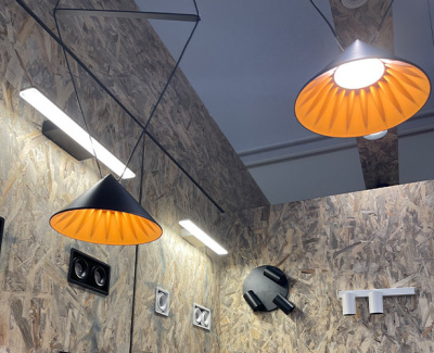 IT03-1429 black/orange светильник подвесной