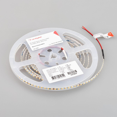 Светодиодная лента Arlight 9,6W/m 160LED/m 2835SMD теплый белый 5M RT-A160-5mm 24V Warm3000 037806