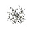 Бра Crystal Lux GARDEN AP-PL3 D400 CHROME