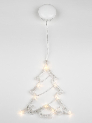 Подвесной светодиодный светильник «Ёлочка» Uniel ULD-H1620-010/STA/3AAA Warm White IP20 Xmas Tree UL-00007254