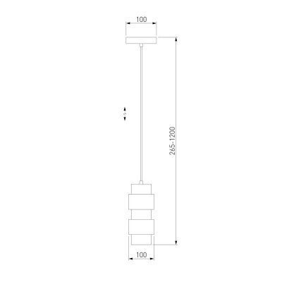 Подвесной светильник Eurosvet Mark 50235/1 никель