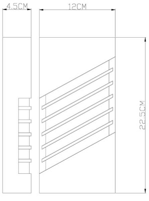 Уличный настенный светодиодный светильник Deko-Light Corvi 731056