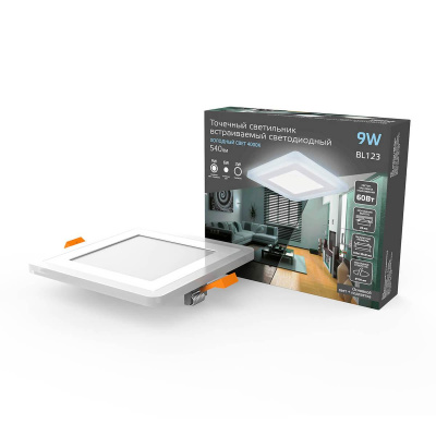 Встраиваемый светодиодный светильник Gauss Backlight BL123