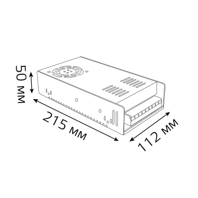 Блок питания Gauss 360W 24V IP20 202002400