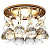 Встраиваемый светильник Ambrella light Crystal K2051 CL/G