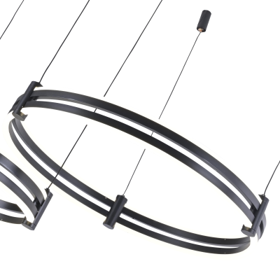 Подвесной светильник Zortes DUBLE-R ZRS.27510.02, Мощность - 125Вт, Тип лампы: LED, В -1500мм/350мм / Ш - Ø400мм+600мм