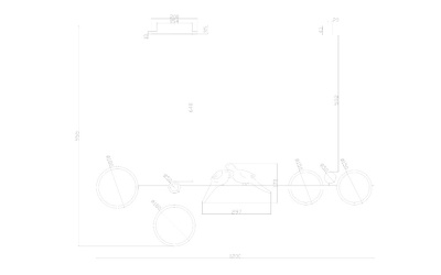 Люстра на штанге Arte Lamp TOLIMAN