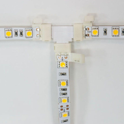 Коннектор T-образный для светодиодной ленты 5050SMD RGB 12V Feron (10 шт) LD189 23136