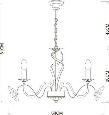 Люстра Arte Lamp ALI