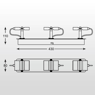 Светодиодный спот Zumaline Costa CK170208-3