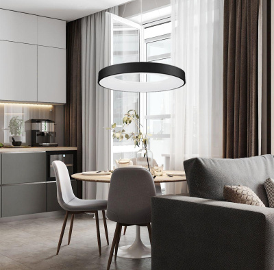 Подвесной светодиодный светильник Milosh Tendence 0684CL-80BK