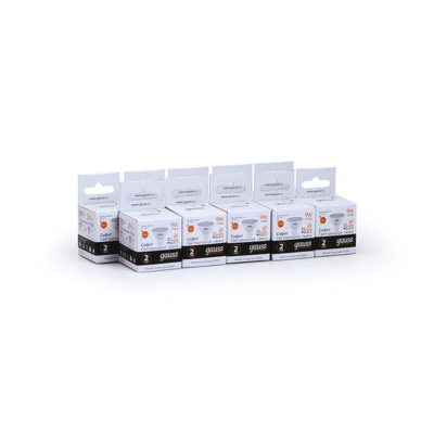 13519 Лампа Gauss LED Elementary MR16 GU5.3 9W 640lm 3000K 1/10/100
