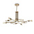 Подвесная люстра Ideal Lux Triumph Sp8 Ottone Antico 160269