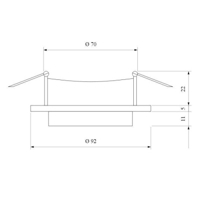 Встраиваемый светильник Elektrostandard 116 MR16 белый a055670