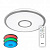 Потолочный светодиодный светильник Citilux Старлайт CL70380RGB