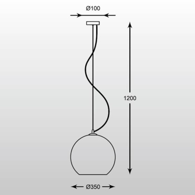 Подвесной светильник Zumaline Vero MD1621-1(chrome)