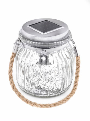 Светильник на солнечных батареях Uniel Modern USL-M-211/GN120 Silver Jar UL-00003209