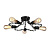 Потолочная люстра Arte Lamp A9344PL-5BK