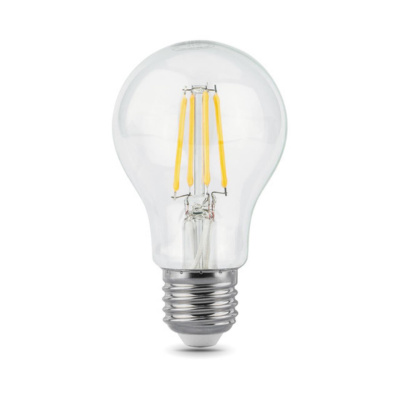 102802210 Лампа Gauss LED Filament A60 E27 10W 970lm 4100К 1/10/40