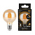 105802006-D Лампа Gauss Filament G95 6W 620lm 2400К Е27 golden диммируемая LED 1/20