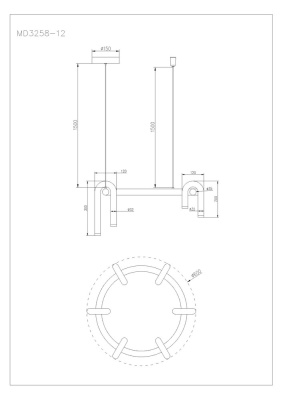 Подвесная люстра Arte Lamp WARHOL