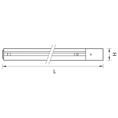 Шинопровод встраиваемый однофазный Lightstar Barra 501018