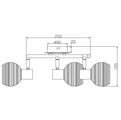 Спот Rivoli Medeya 7029-733 Б0047125