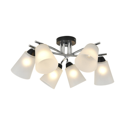 Escada 2132/6P E27*60W Black/Chrome