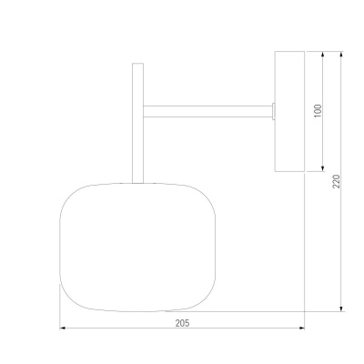 Бра Eurosvet Jar 70128/1 хром